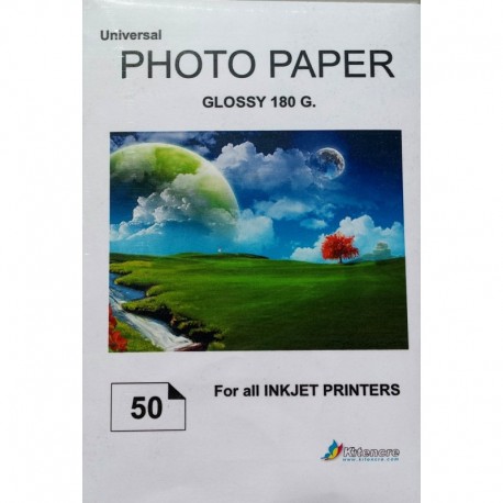 Papier Glossy A4 - 180g - 50f Papier Glossy A4 - 180g - 50f