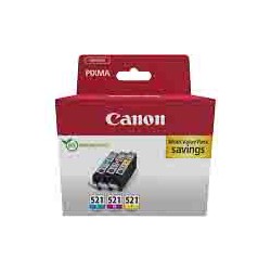 Canon CLI-521 - Pack de 3 couleurs