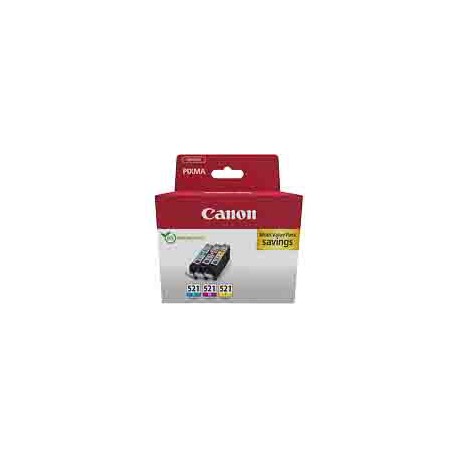 Canon CLI-521 - Pack de 3 couleurs
