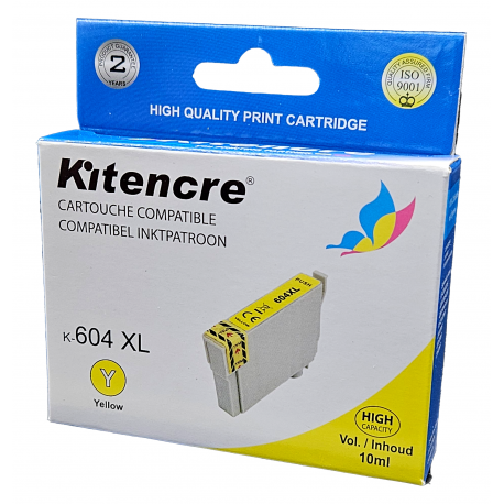 Cartouche d'encre 604XL Jaune