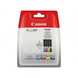 Canon CLI-551 - Pack de 4 couleurs