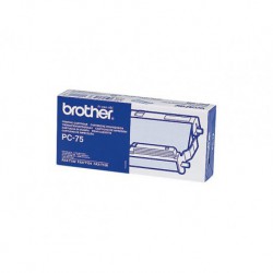 Toner + Rouleau Recharge Brother PC75 Noir