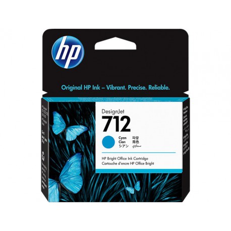 Cartouche d'encre Hp 712 Cyan