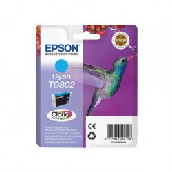 Inktpatroon Epson T0802 Cyaan