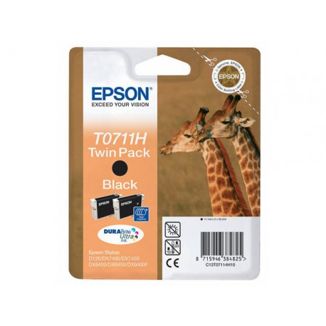 Inktpatronen Pack Epson T0711H Zwart