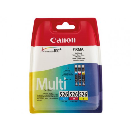 Canon CLI-526 - Pack de  3 couleurs