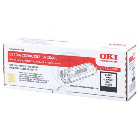 Toner OKI 5100-5200-5300-5400 Noir High Yield