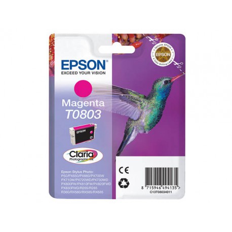 Inktpatroon Epson T0803 Magenta