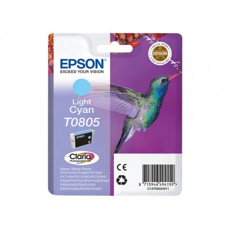 Inktpatroon Epson T0805 Light Cyaan