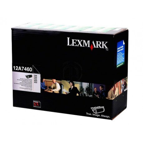 Toner Lexmark 12A7460 Noir