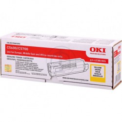 Toner OKI C5600/C5700 Jaune