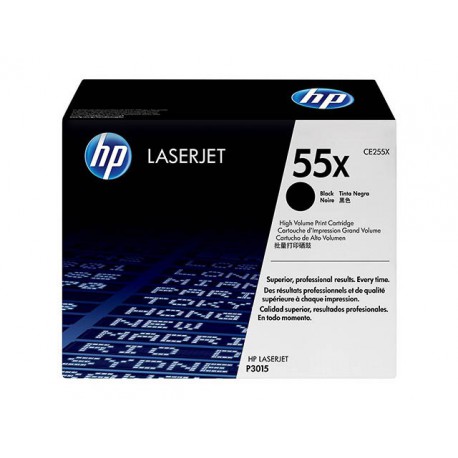 Toner HP CE255X - 55X Noir HC