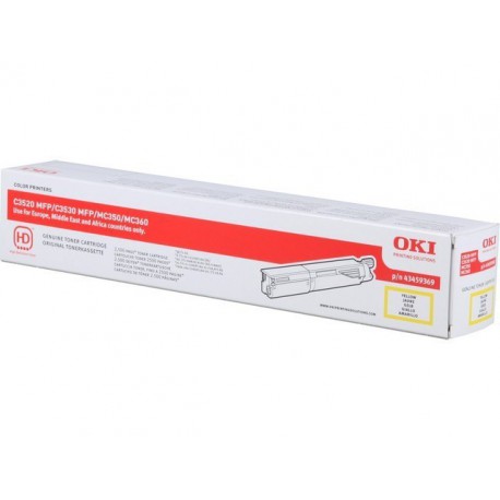 Toner OKI C3520 / C3530 Geel