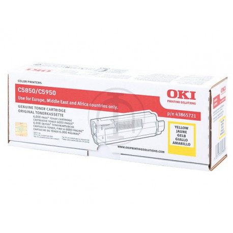 Toner OKI C5850/C5950 Jaune