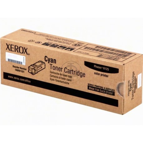 Toner  Xerox Phaser 6125 Cyaan