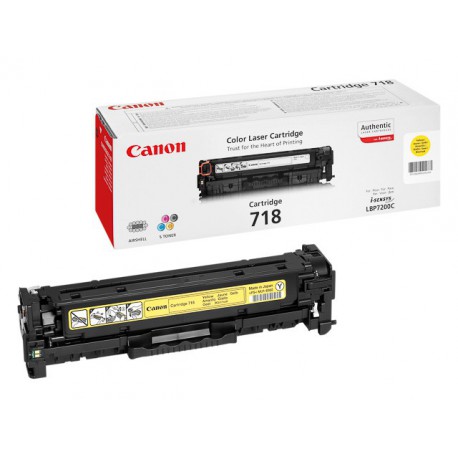 Toner Canon 718 Geel