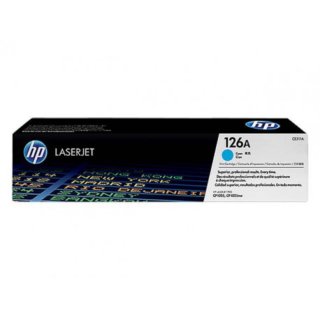 Toner HP CE311A - 126A Cyaan