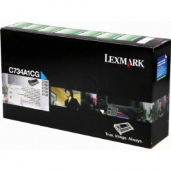 Toner Lexmark C734 Cyaan