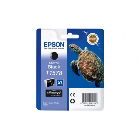 Cartouche d'encre Epson T1578 Noir Matte