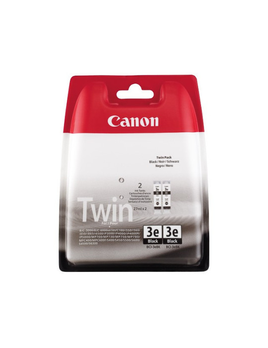 Canon BCI-3 - Pack Zwart 2st.