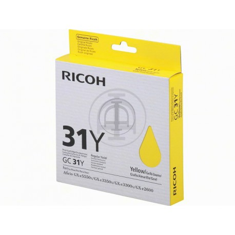 Toner Ricoh GC-31Y Geel