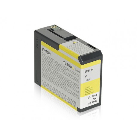 Cartouche d'encre Epson T5804 Yellow