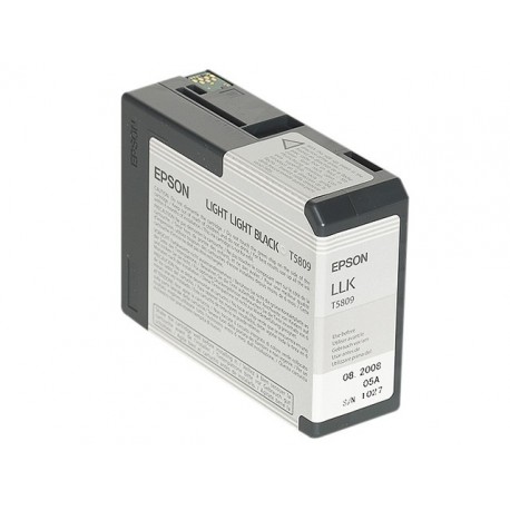 Inktpatroon Epson T5809 Light Light Black