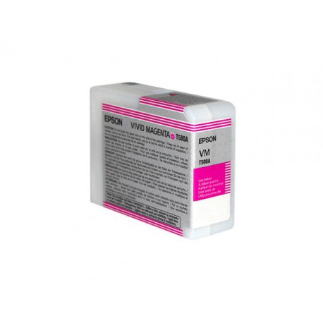 Inktpatroon Epson T580A Vivid Magenta