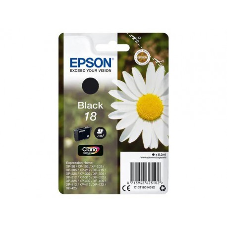 Inktpatroon Epson 18 Zwart