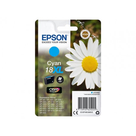 Inktpatroon Epson 18 XL Cyaan