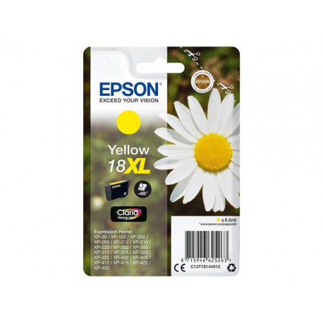 Inktpatroon Epson 18 XL Geel