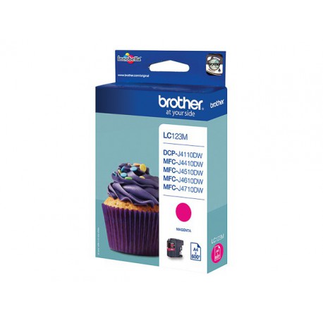 Cartouche d'encre Brother LC-123 Magenta