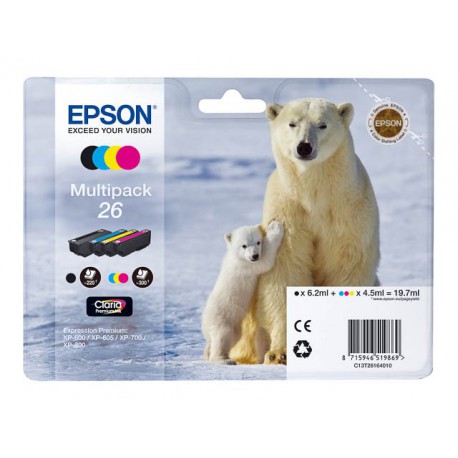 Inktpatronen Pack Epson 26