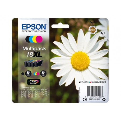 Inktpatronen Pack Epson 18 XL