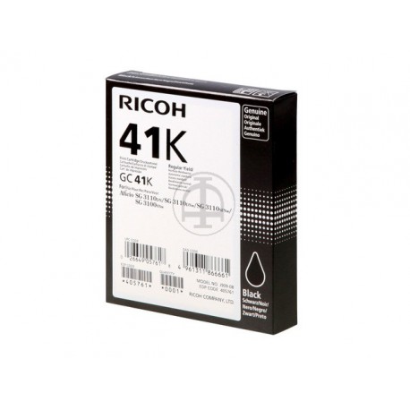 Inktpatroon Ricoh GC-41 Zwart