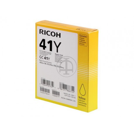 Cartouche Ricoh GC-41 Jaune