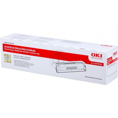 Toner OKI B430/B440/MB470 Noir HC