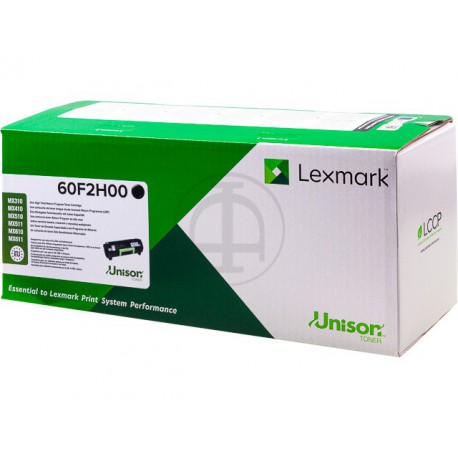 Toner Lexmark  602H Zwart 