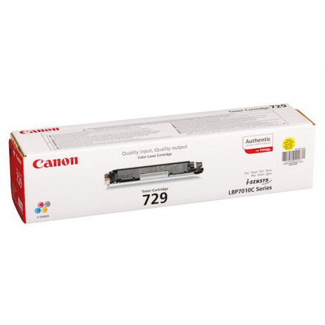 Toner Canon CRG 729 Geel