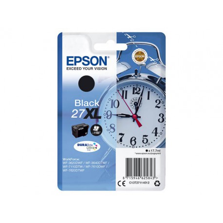 Inktpatroon Epson 27 XL Zwart