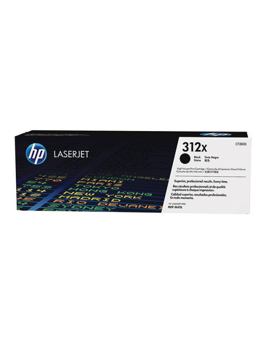 Toner HP CF380X - 312X Zwart