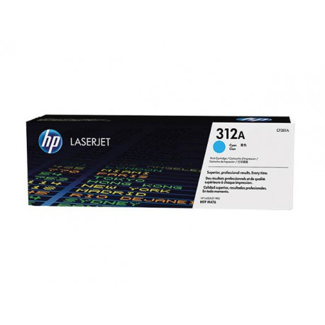 Toner HP CF381A - 312A Cyaan