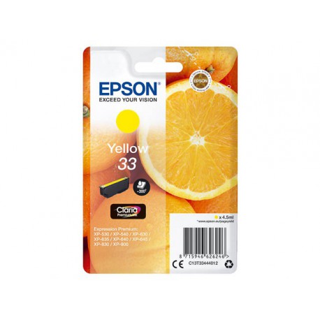 Cartouche d'encre Epson 33 Jaune