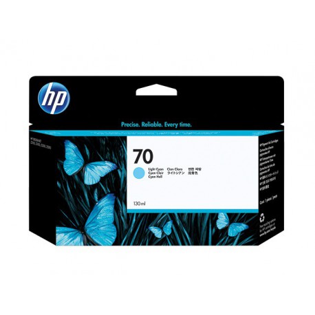 Inktpatroon HP N°70 Light Cyaan