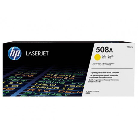 Toner HP CF362A - 508A Jaune