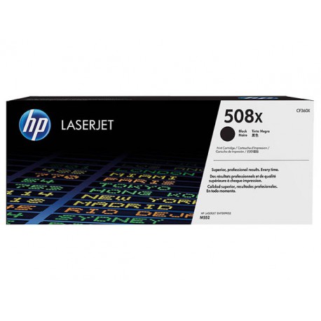 Toner HP CF360X - 508X Noir