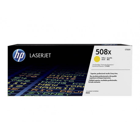 Toner HP CF362X - 508X Yellow