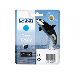 Inktpatroon Epson T7602 Cyaan