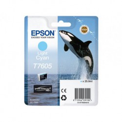 Inktpatroon Epson T7605 Light Cyaan