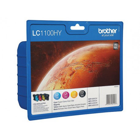 Inktpatronen Brother LC-1100HY - Pack 4